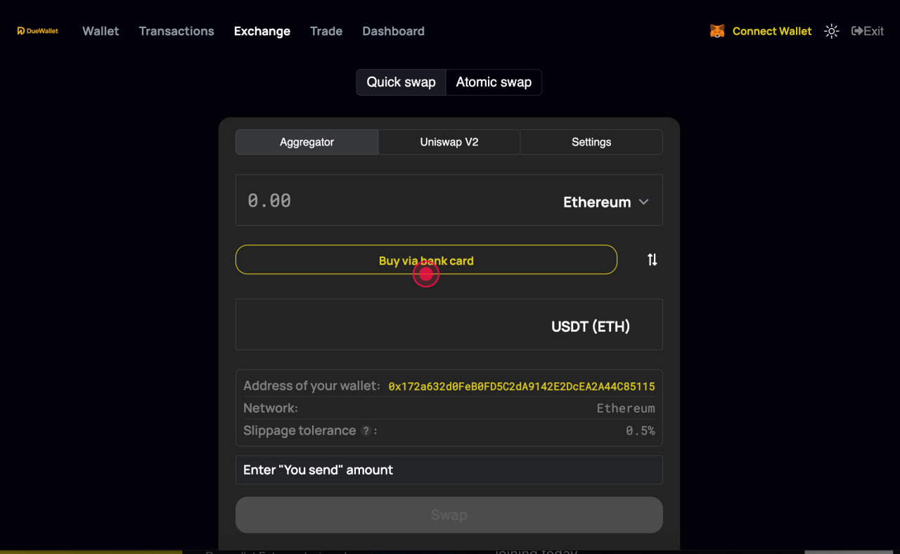 Token Swap Illustration