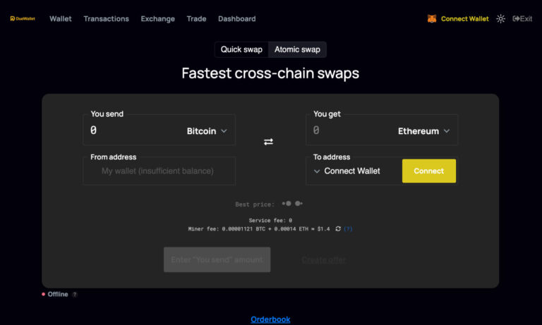 Crypto Swap Illustration
